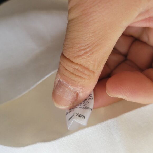 Eskandar European Design 100% Linen Top Size - Picture 10 of 11